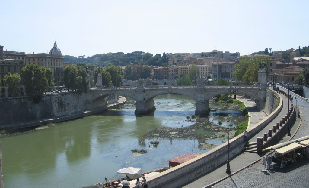 Tiber von der Engelsburg