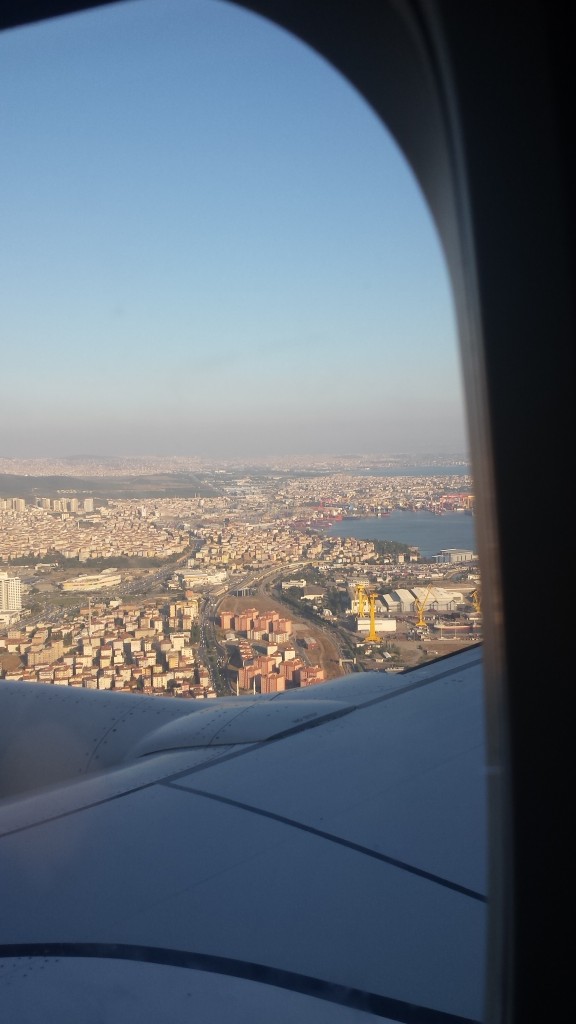 Anflug auf Istanbul