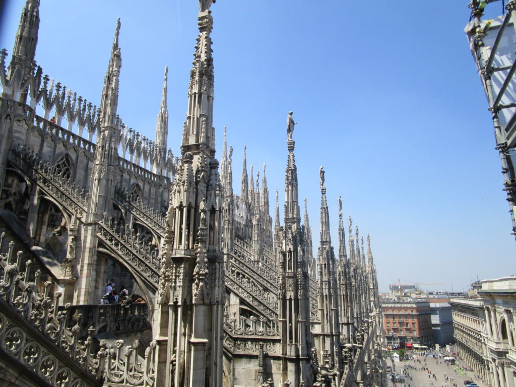 Auf dem Dach des Duomo